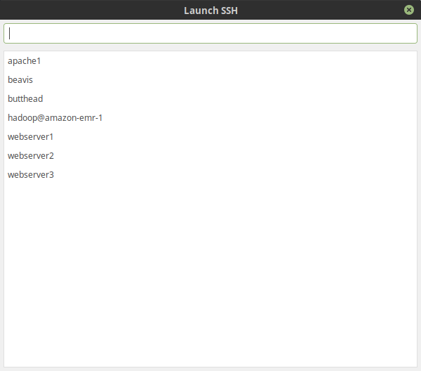 Launch SSH